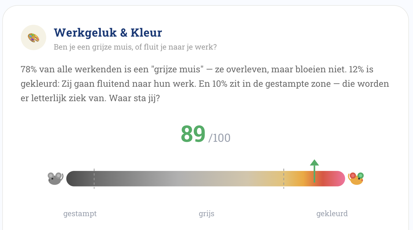 You.Manual werkgeluk meter — 89 van 100